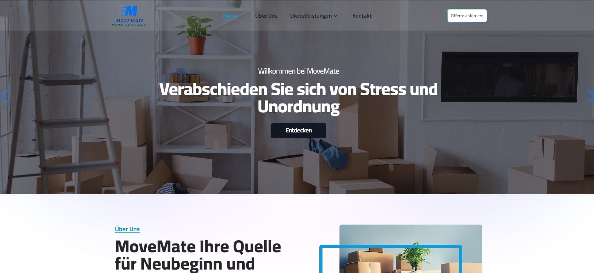 MoveMate - Services Ordering website